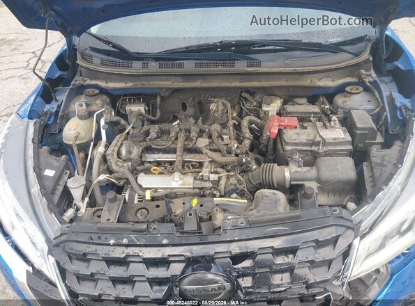 3N1CP5BV8ML554607 2021 NISSAN KICKS Blue Հետևի տեսք