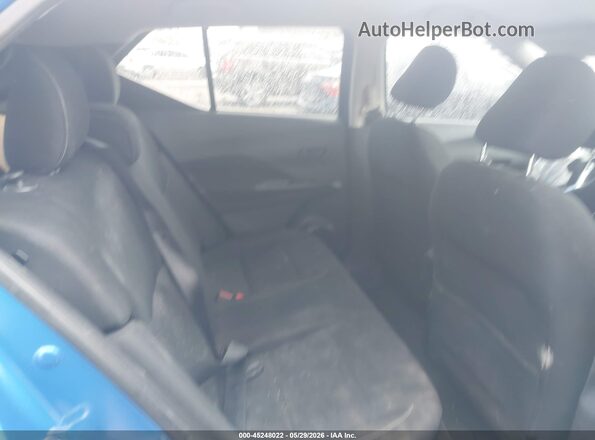 3N1CP5BV8ML554607 2021 NISSAN KICKS Blue VIN կոդի պիտակի տեսք