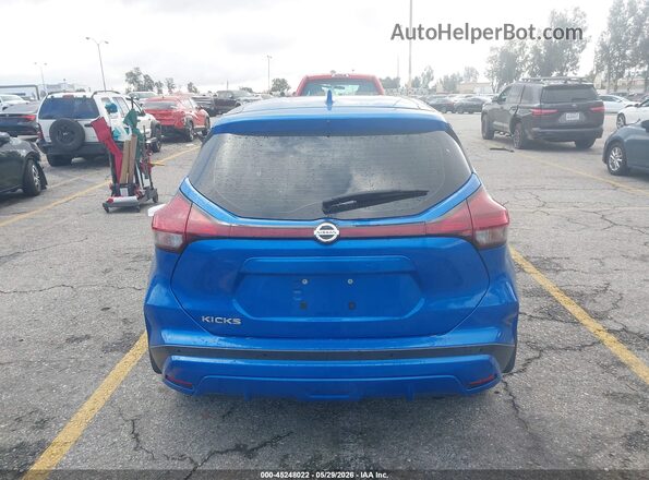3N1CP5BV8ML554607 2021 NISSAN KICKS Blue 