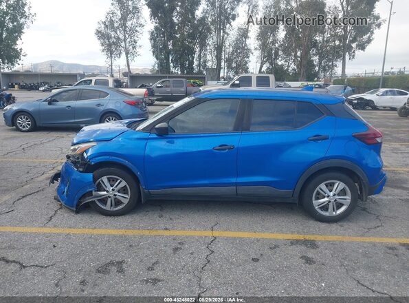 3N1CP5BV8ML554607 2021 NISSAN KICKS Blue Սալոնի 360 աստիճան տեսք