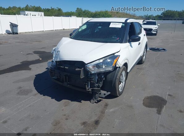 3N1CP5BV9LL511683 2020 NISSAN KICKS White წინა მარცხენა ხედი სამი მეოთხედიდან