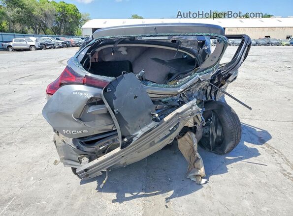 3N1CP5BV9ML545429 2021 NISSAN KICKS Gray Rear view