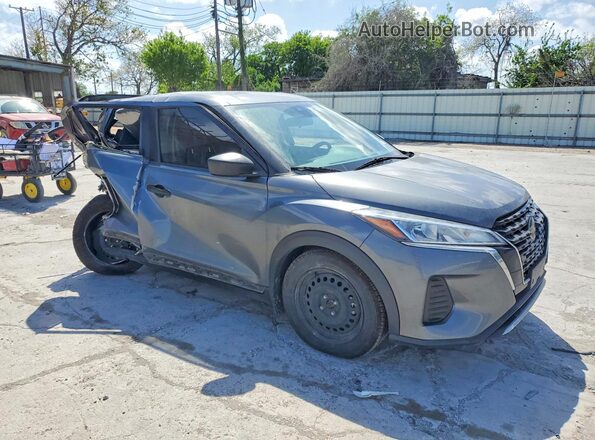 3N1CP5BV9ML545429 2021 NISSAN KICKS Gray Front right