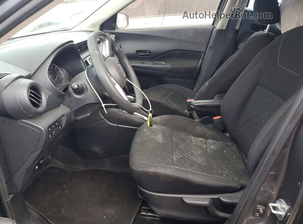 3N1CP5BV9ML545429 2021 NISSAN KICKS Gray Front interior view