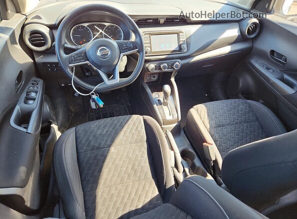 3N1CP5BV9ML549450 2021 NISSAN KICKS White Առջևի վահանակի տեսք