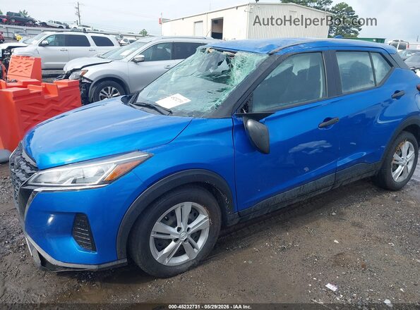 3N1CP5BVXML530793 2021 NISSAN KICKS Blue Vista frontal