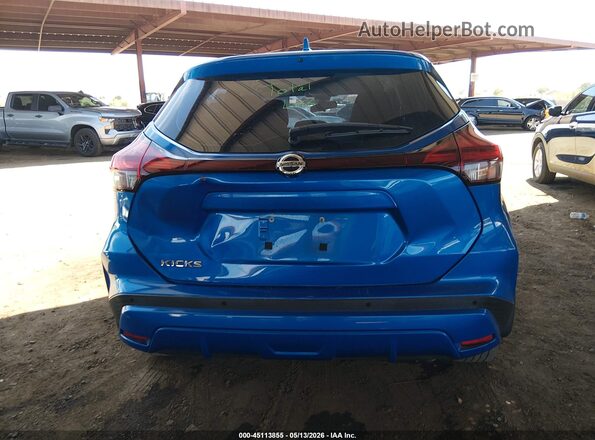 3N1CP5BVXML555242 2021 NISSAN KICKS Blue 