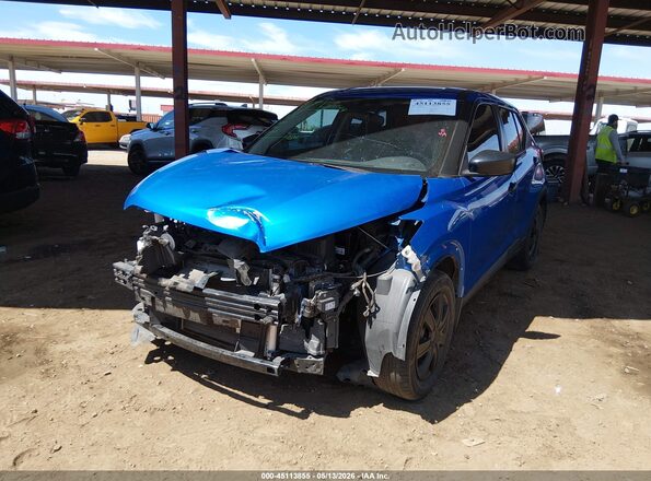 3N1CP5BVXML555242 2021 NISSAN KICKS Blue Vista frontal