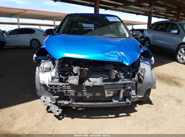 3N1CP5BVXML555242 2021 NISSAN KICKS Blue Vista interior trasera