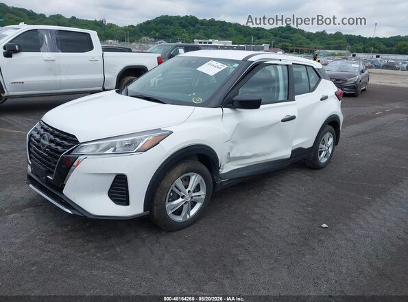 3N1CP5BVXSL478126 2025 NISSAN KICKS PLAY Белый Передняя левая четверть