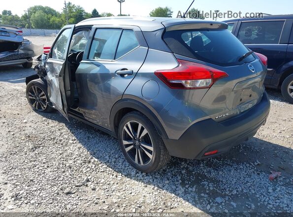 3N1CP5CU0KL550747 2019 NISSAN KICKS Gray Trasero izquierdo