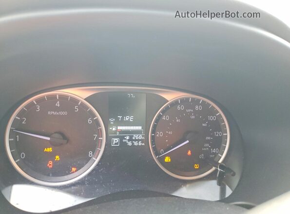 3N1CP5CU0KL566236 2019 NISSAN KICKS White Вид щитка приладів