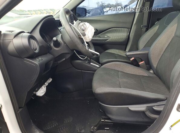3N1CP5CU0KL566236 2019 NISSAN KICKS White Вид салону спереду