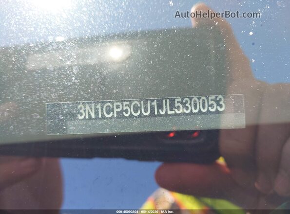 3N1CP5CU1JL530053 2018 NISSAN KICKS Black 