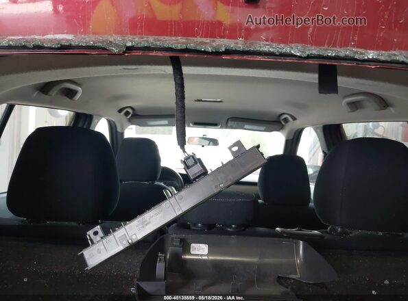 3N1CP5CU2JL531471 2018 NISSAN KICKS Red Widok wnętrza z tyłu