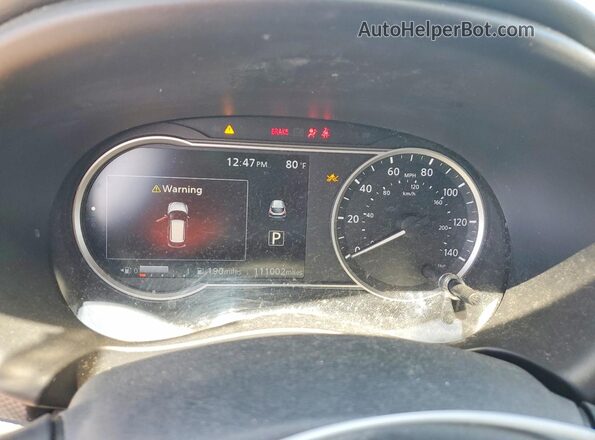 3N1CP5CU3JL538039 2018 NISSAN KICKS White ხელსაწყოთა პანელის ხედი
