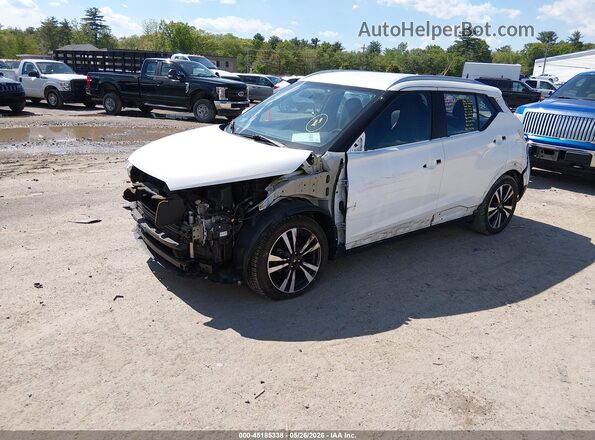 3N1CP5CU3JL545329 2018 NISSAN KICKS White Vista tres cuartos delantera izquierda