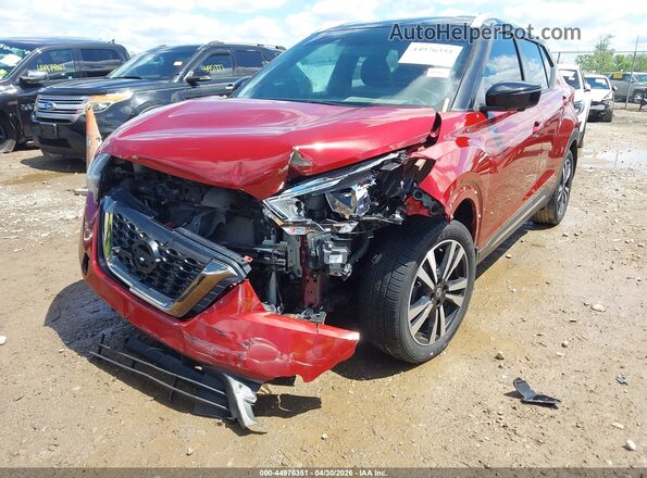 3N1CP5CU3KL569793 2019 NISSAN KICKS Red Widok z przodu
