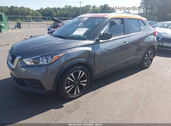 3N1CP5CU4JL514817 2018 NISSAN KICKS Gray წინა მარცხენა ხედი სამი მეოთხედიდან