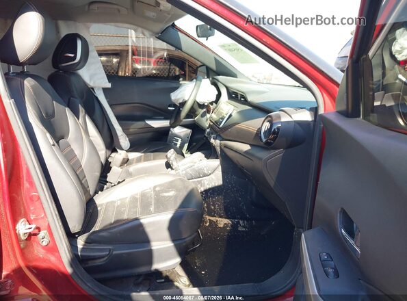3N1CP5CU4KL516634 2019 NISSAN KICKS Maroon Widok wnętrza z przodu