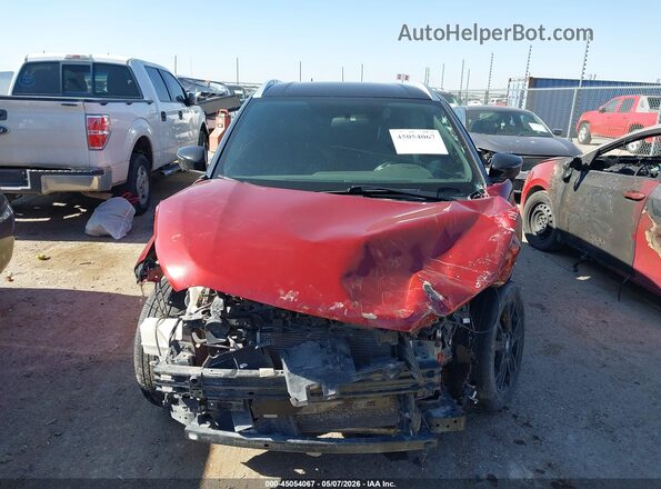 3N1CP5CU4KL516634 2019 NISSAN KICKS Maroon Widok zestawu wskaźników