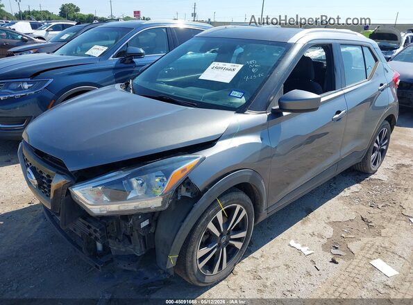 3N1CP5CU4KL541193 2019 NISSAN KICKS Gray Vista tres cuartos delantera izquierda