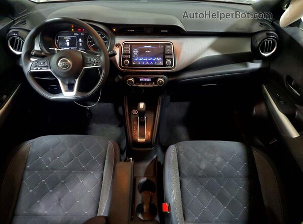 3N1CP5CU5KL503293 2019 NISSAN KICKS Gray Widok deski rozdzielczej