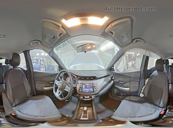 3N1CP5CU5KL503293 2019 NISSAN KICKS Gray Widok wnętrza 360 stopni