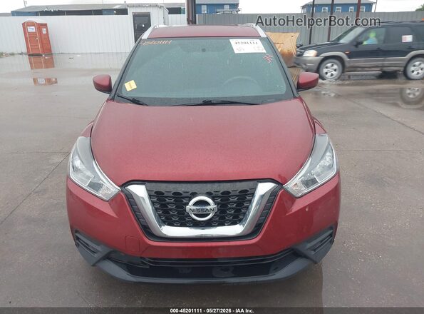 3N1CP5CU7JL509336 2018 NISSAN KICKS Бордовый Вид щитка приборов