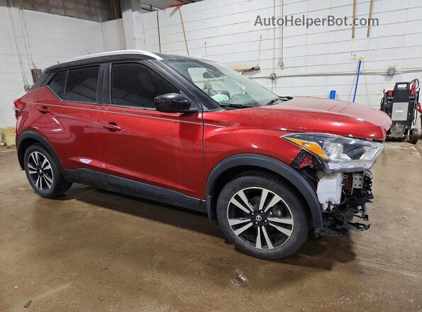 3N1CP5CU7JL527755 2018 NISSAN KICKS Red Передня права чверть