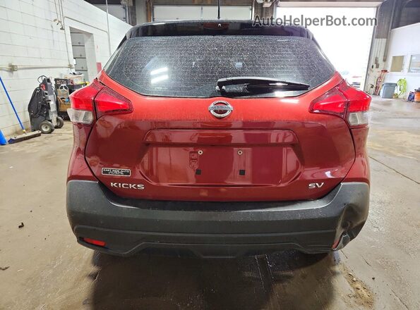 3N1CP5CU7JL527755 2018 NISSAN KICKS Red Вид ззаду