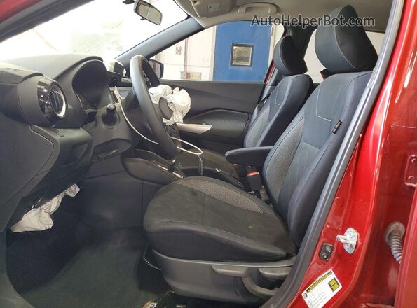 3N1CP5CU7JL527755 2018 NISSAN KICKS Red Вид салону спереду