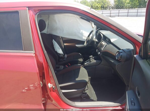 3N1CP5CU7KL549773 2019 NISSAN KICKS Red Front interior view