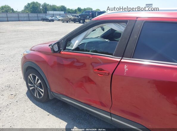 3N1CP5CU7KL549773 2019 NISSAN KICKS Red Front view