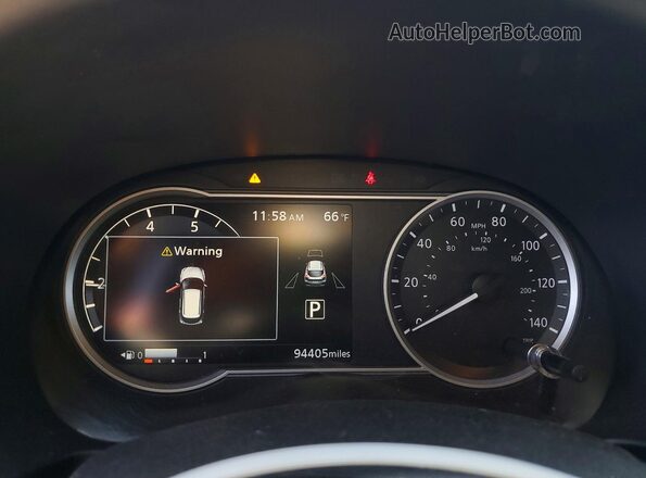 3N1CP5CU8KL513235 2019 NISSAN KICKS Black Vista del cuadro de instrumentos
