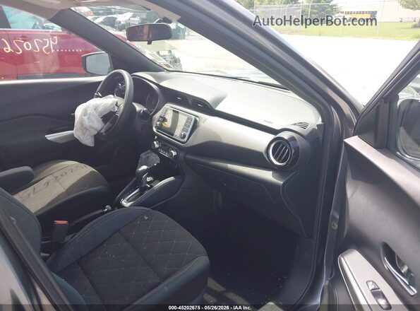 3N1CP5CU8KL517124 2019 NISSAN KICKS Gray წინა სალონის ხედი