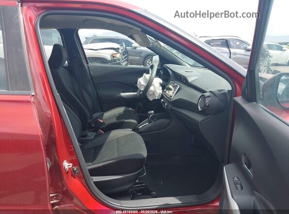 3N1CP5CU9KL497885 2019 NISSAN KICKS Красный Вид салона спереди
