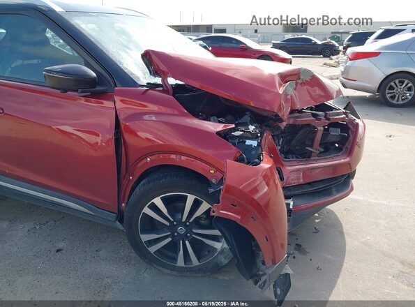 3N1CP5CUXKL477354 2019 NISSAN KICKS Red Front view