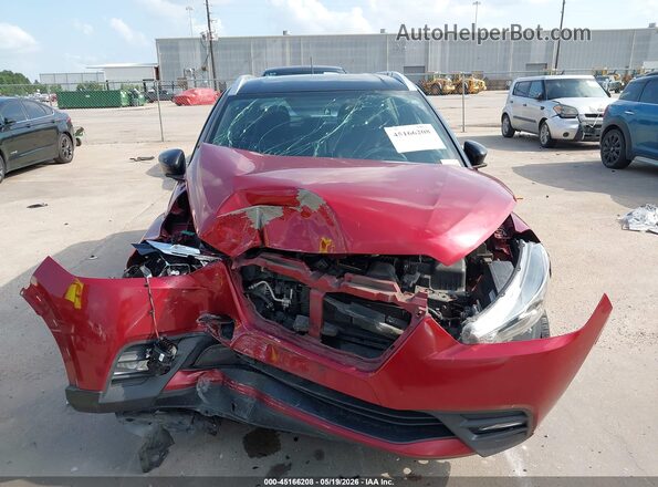 3N1CP5CUXKL477354 2019 NISSAN KICKS Red Rear interior view