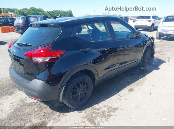 3N1CP5CUXKL559259 2019 NISSAN KICKS Черный Задняя правая четверть