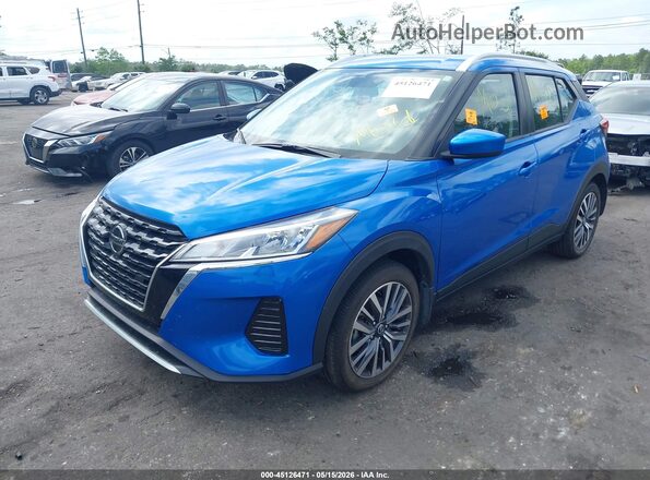 3N1CP5CV0ML484146 2021 NISSAN KICKS Blue 