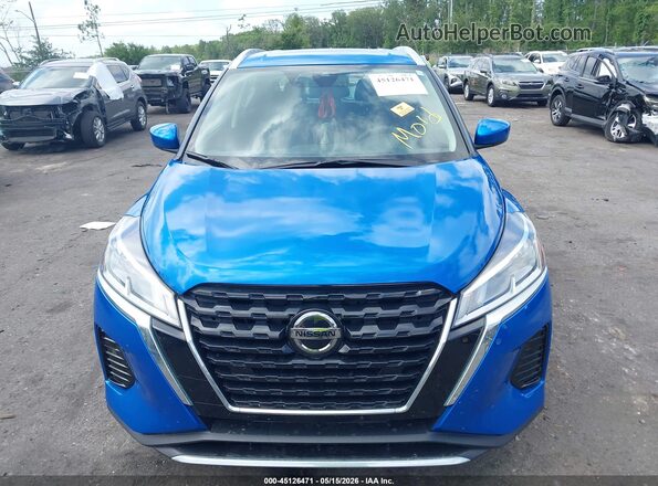 3N1CP5CV0ML484146 2021 NISSAN KICKS Blue 