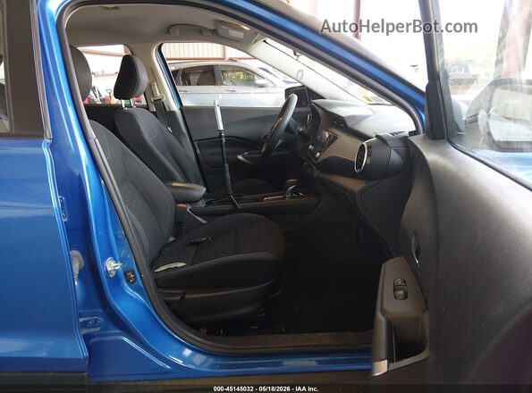 3N1CP5CV0ML526105 2021 NISSAN KICKS Blue Вид салону спереду