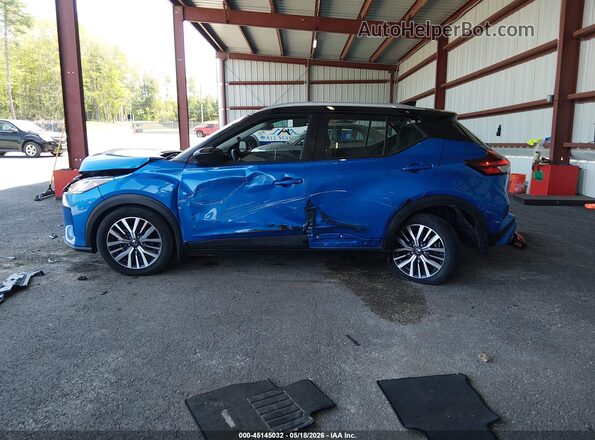 3N1CP5CV0ML526105 2021 NISSAN KICKS Blue Панорамний вид салону 360°