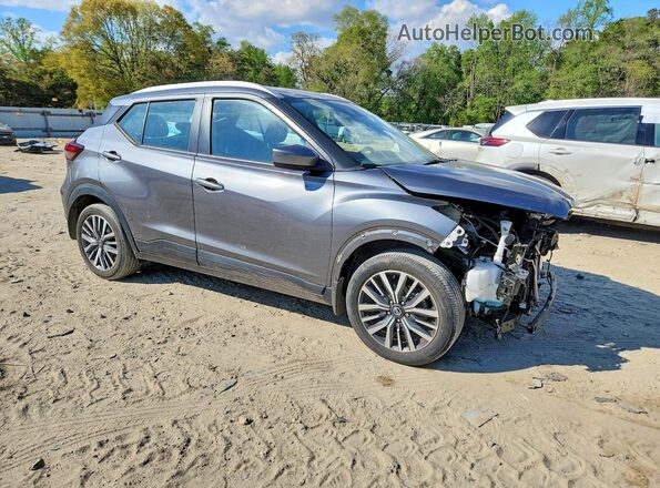 3N1CP5CV0ML539095 2021 NISSAN KICKS Gray 