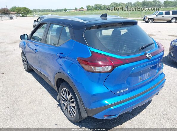 3N1CP5CV0RL491086 2024 NISSAN KICKS Blue Rear left