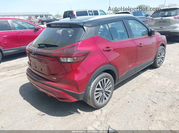 3N1CP5CV1ML481322 2021 NISSAN KICKS Red Tył prawy