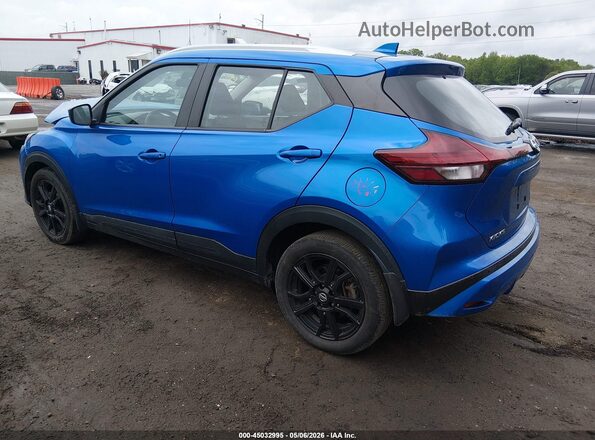 3N1CP5CV1ML563275 2021 NISSAN KICKS Blue Rear left