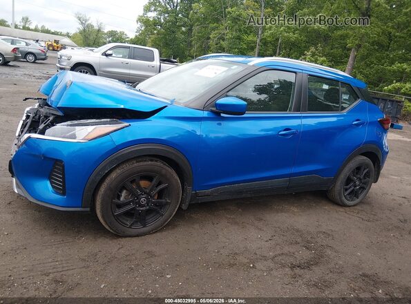 3N1CP5CV1ML563275 2021 NISSAN KICKS Blue Rear interior view