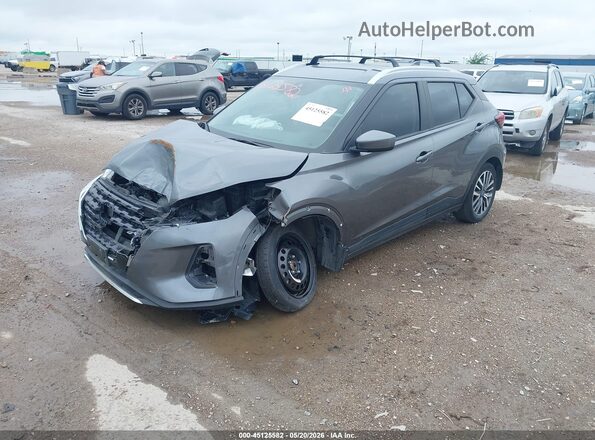 3N1CP5CV1RL539758 2024 NISSAN KICKS Gray წინა მარცხენა ხედი სამი მეოთხედიდან